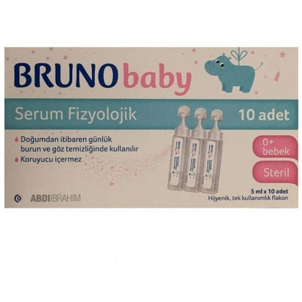 Bruno Serum Fizyolojik 5 ml x 10 Flakon ürün görseli 1