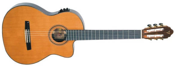 VALENCIA CCG1 KLASİK İNCE KASA GİTAR, 4/4 SCALE,650MM, ÖN KAPAK  Klasik İnce Kasa Gitar (4/4) ürün görseli 1
