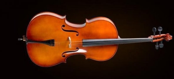 VALENCIA CE400F12 CELLO KILIFLI+YAY+REÇİNE, 1/2 SCALE, FRENCH STYLE, Cello Kılıflı+Yay+Reçine 1/2 French Style:  ürün görseli 1