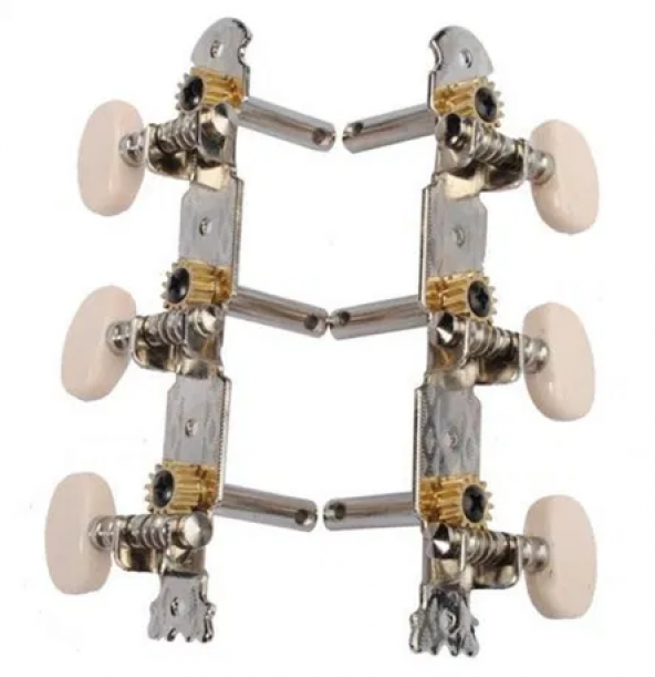 MAXTONE GM22S AKUSTİK GİTAR KULAĞI KLASİK 3+3   2.AD.SET Akustik Gitar Kulağı Klasik 3+3   2.ad.set ürün görseli 1