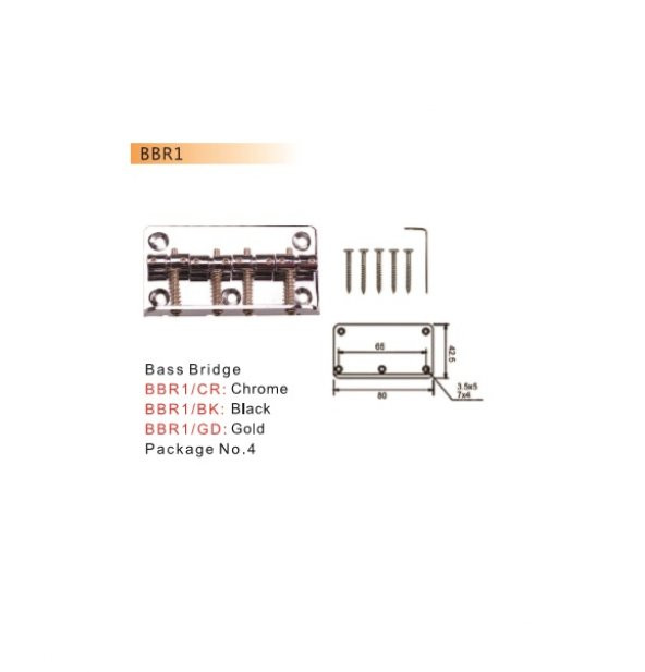 VALENCIA BBR1BK DR.PARTS BAS KÖPRÜ SİYAH (80X42.5)   ürün görseli 1