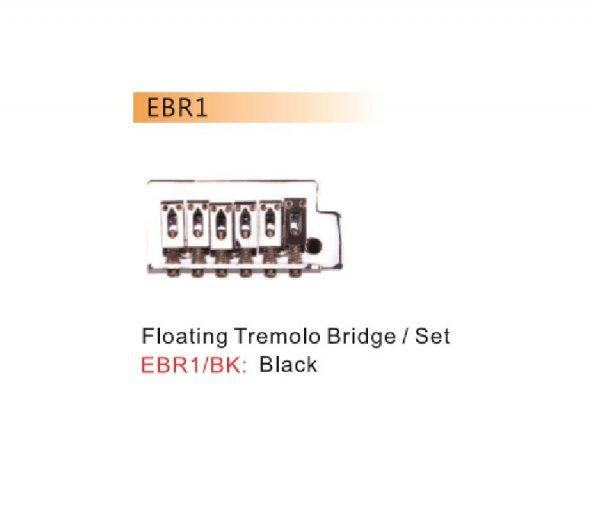 VALENCIA EBR1BK ELEKTRO TREMOLO KÖPRÜ+KOL SET SİYAH DR.PARTS (8 Vİ ELEKTRO TREMOLO KÖPRÜ+KOL SET SİYAH DR.PARTS : ürün görseli 1