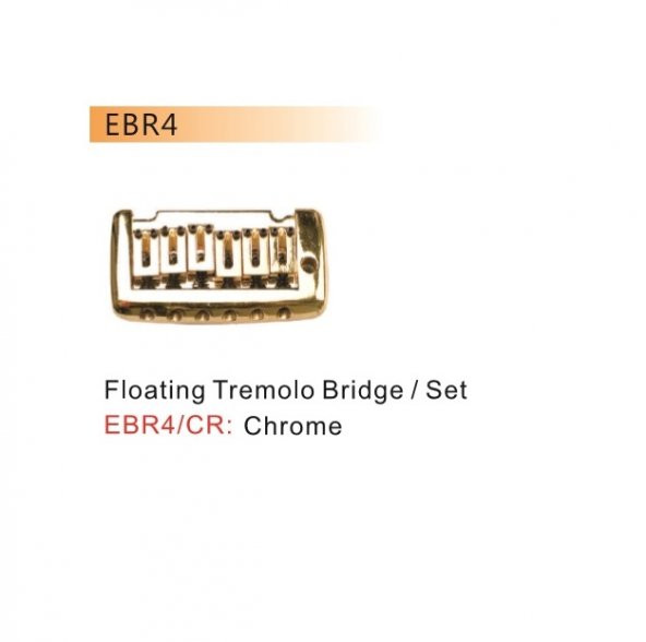 VALENCIA EBR4CR ELEKTRO TREMOLO KÖPRÜ+KOL SET KROM DR.PARTS (87MM) ELEKTRO TREMOLO KÖPRÜ+KOL SET KROM DR.PARTS: ürün görseli 1
