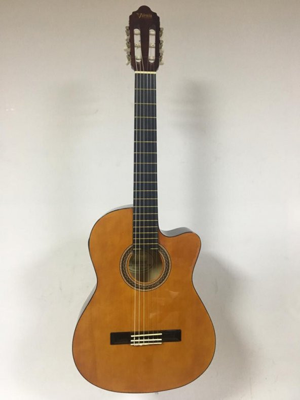 VALENCIA VC104TCVT ELEKTRO KLASİK GİTAR SAP ÇELİKLİ 4/4 NATUREL ELEKTRO KLASİK GİTAR SAP ÇELİKLİ 4/4 NATUREL, CUTAWAY, Valencia VT200 Pickup and preamp system with 1 volume and 1 tone control ürün görseli 1