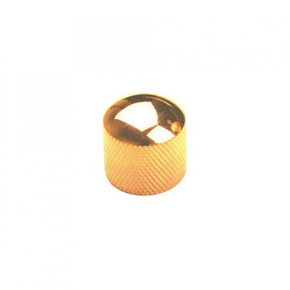 VALENCIA MNB2GD GİTAR POT. DÜĞME BAŞLIĞI (KUBBELİ) METAL, GOLD, (1 Gitar Pot. Düğme Başlığı Altın Rengi ürün görseli 1