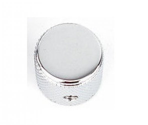 VALENCIA MNB3CR GİTAR POT. DÜĞME BAŞLIĞI (KUBBELİ) METAL, KROM, (1 Gitar Pot. Düğme Başlığı Metal Krom ürün görseli 1