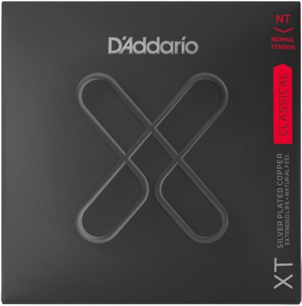 DADDARIO XTC45 KLASİK GİTAR TEL SETİ, NYLON CORE, SILVERPLATED XTC45,   D’Addario XT Klasik Gümüş Kaplı Bakır Sarım, Normal Tansiyon Set, Monofilament Naylon Çekirdekli Tel Takımı ürün görseli 1