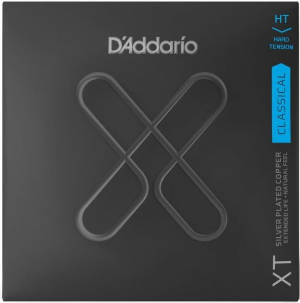 DADDARIO XTC46 KLASİK GİTAR TEL SETİ, NYLON CORE, SILVERPLATED XTC46,   D’Addario XT Klasik Gümüş Kaplı Bakır Sarım, Hard Tansiyon, Monofilament Naylon Çekirdekli Tel Takımı ürün görseli 1