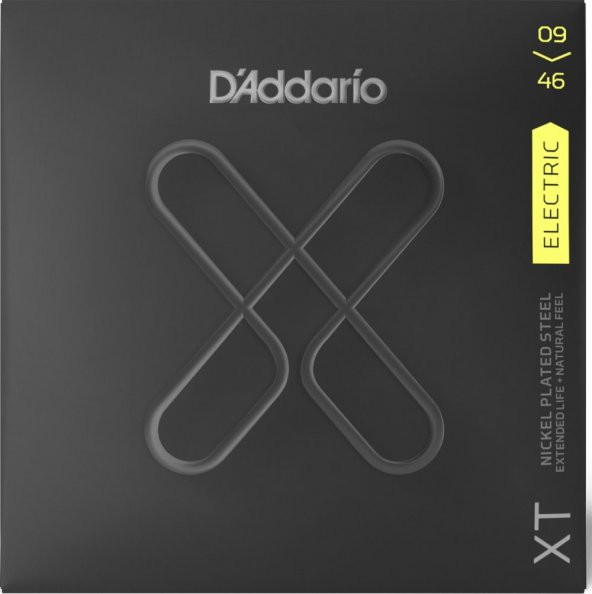 DADDARIO XTE0946 ELEKTRO GİTAR TEL SETİ, XT, 09-46 , SUP LIGHT 
XTE0946, XT ELECTRIC NICKEL PLATED STEEL, SUPER LIGHT TOP/REGULAR BOTTOM, 09-46 ürün görseli 1