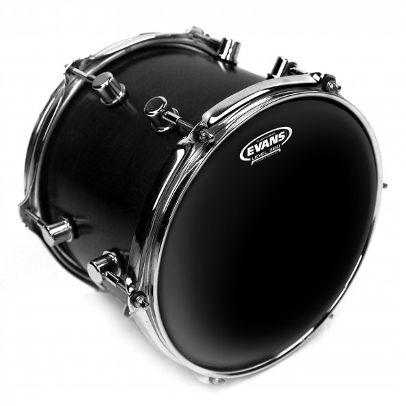 EVANS TT13CHR DERİ 13 BLACK CHROME TOM CLEAR ÇİFT KAT (14,5 MİL) Deri 13" Black Chrome Clear Tom Tom Derisi 2 Kat (7+7,5=14,5 Mil) :EVANS ABD ürün görseli 1