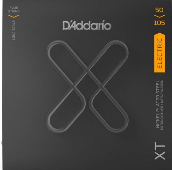 DADDARIO XTB50105 BAS GİTAR TEL SETİ, 4 TELLİ XT, 50-105, LONG SCALE XTB50105 D'Addario XT Bass Nikel Kaplama Çelik Tel, , Medium / Uzun Ölçek Set, 50-105 ürün görseli 1