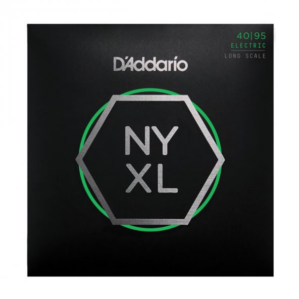 DADDARIO NYXL4095 BAS GİTAR TEL SETİ, NYXL SERİSİ, LONG SCALE, 4 TEL NYXL4095, Set Long Scale, Super Light, 40-95 ürün görseli 1