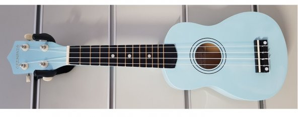 CREMONIA AU01L-21BL UKULELE 21" MAVİ Soprano Ukulele 21", Mavi, Kapak & Arka & Yanlar: Linden  ürün görseli 1