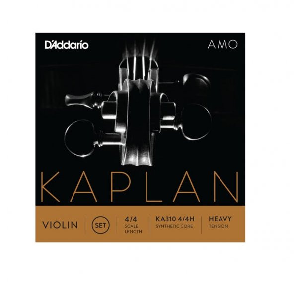 DADDARIO KA310H KEMAN TEL SETİ, KAPLAN AMO, 4/4 SCALE, HEAVY TENSI ürün görseli 1
