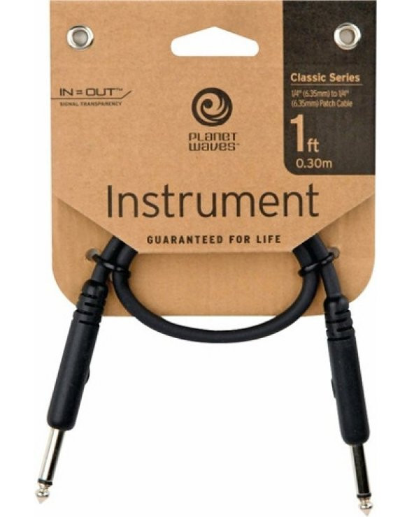 PLANETWAVES PWCGTP01 PATCH PEDAL KABLOSU Pedal Ara Kablosu 1 ft (0.30 m) ürün görseli 1