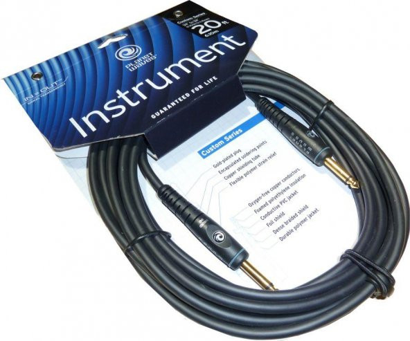 PLANETWAVES PWG20 GİTAR KABLO 20 İNCH MN 14 İNCH INST CBL Gitar Kablo 20 İnch Mn 14 İnch Inst Cbl ürün görseli 1