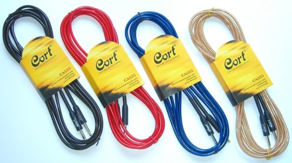 CORT CA525NAT GİTAR KABLO GÜRÜLTÜSÜZ 5M (NOISLESS), ŞEFFAF NATÜR Gitar Kablo Gürültüsüz 5M (Noısless) Nude Cable Şeffaf ürün görseli 1