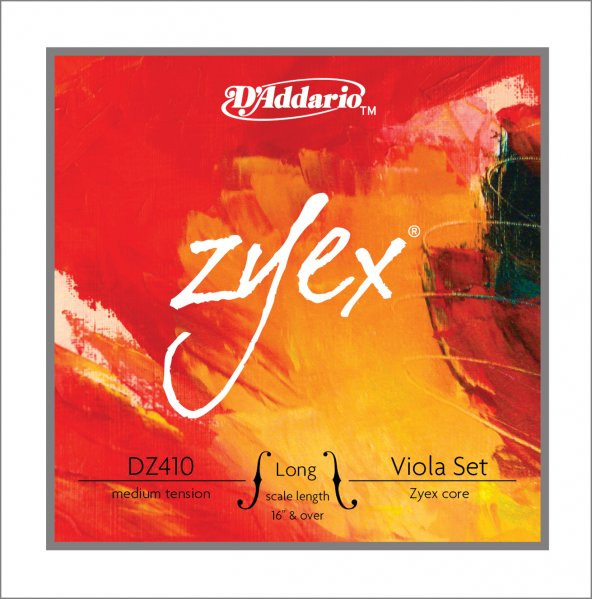DADDARIO DZ410LM VİOLA TEL SET, ZYEX, LONG SCALE, MEDIUM TENSION VIOLA TELİ ürün görseli 1