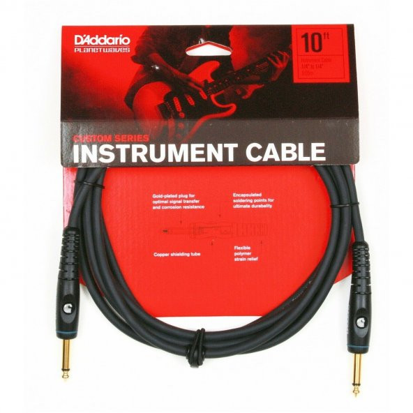 PLANETWAVES PWG10 GİTAR KABLO 10 İNCH MN 14 İNCH INST CBL Gitar Kablo 10 İnch Mn 14 İnch Inst Cbl ürün görseli 1