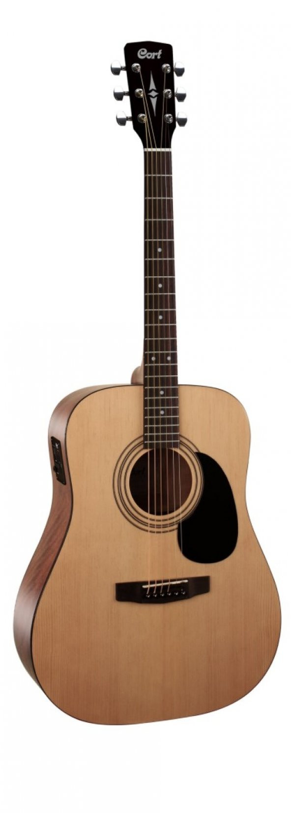 Cort Ad810e-Opw Elektro Akustik Gitar, Kılıflı, Open Pore, Ladin K Cort Ad810e-Opw, Elektro Akustik Gitar (Kılıflı) , Ce304t W/ Ceramic Pickup ürün görseli 1