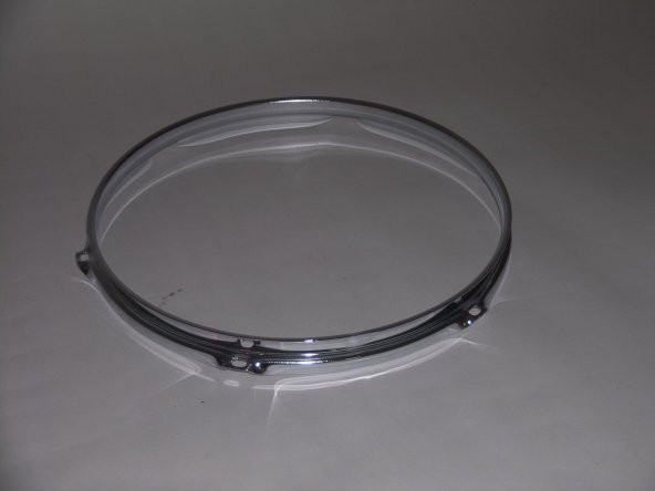 MAXTONE HP12-6B DRUM HOOP 12"  6-HOLE BATTER Davul Çemberi Üst, 12", 6-Delikli, Krom Kaplama Döküm ürün görseli 1