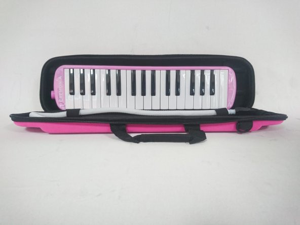 CREMONIA CR32PK-12 MELODİKA 32 TUŞLU PEMBE RENK 12 Lİ PAKET EVA ÇANTA ürün görseli 1