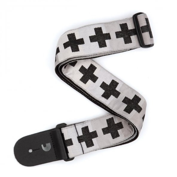 PLANETWAVES T20W1509 GİTAR ASKISI DOKUMA CHECKERED CROSSES Woven Guitar Strap, Checkered Crosses ürün görseli 1