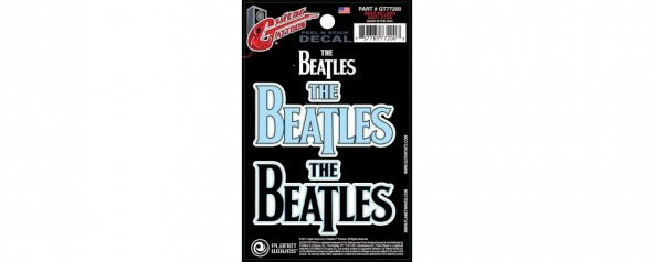 PLANETWAVES GT77200 GTR TATTOO-BEATLES LOGO STİCKER GTR TATTOO-BEATLES LOGO STİCKER (ÇIKARTMA): DADARİO ABD ürün görseli 1