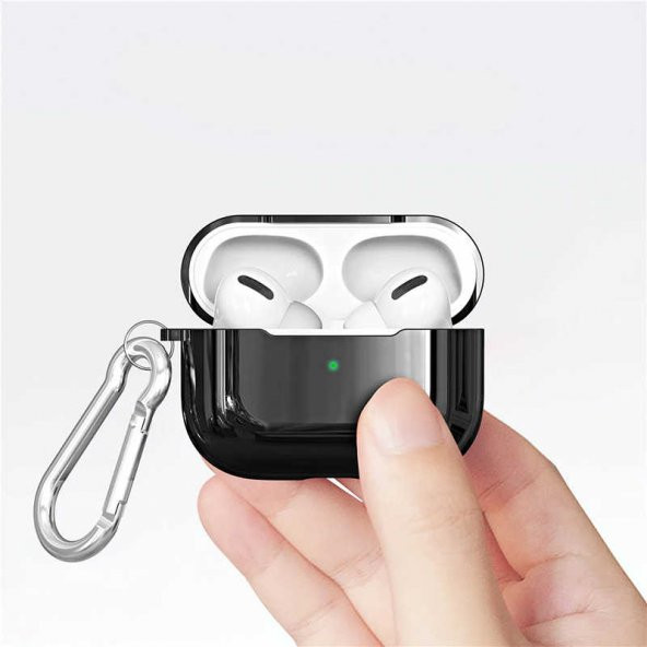Apple Airpods Pro Polikarbon Tasarım Darbe Emici Silikon Kılıf ürün görseli 1