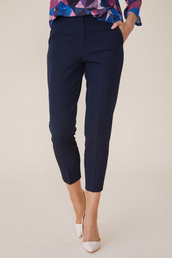 PANTOLON BAYAN 1695 LACİVERT - Resim 7