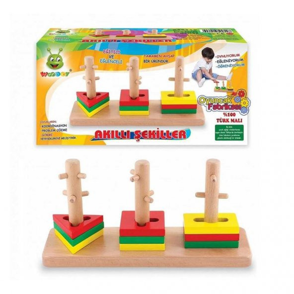 054KR Karsan Ahşap Akıllı Şekiller - Resim 5