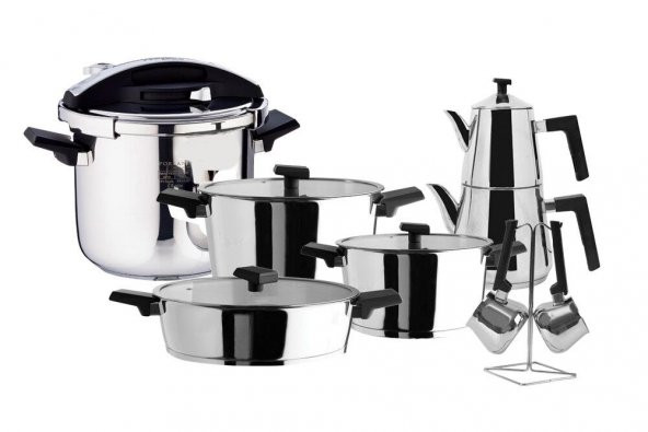 Porland 04STY003981 Deluxe 15 Parça Tencere Seti ürün görseli 1