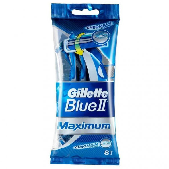 Gillette Blue2 Maximum Tıraş Bıçağı 2 X 4 Lü Poşet - Resim 2