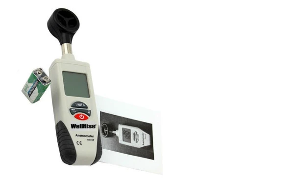 Wellhise HT-380 Dijital Anemometre Rüzgar Hızı Ölçer ürün görseli 1