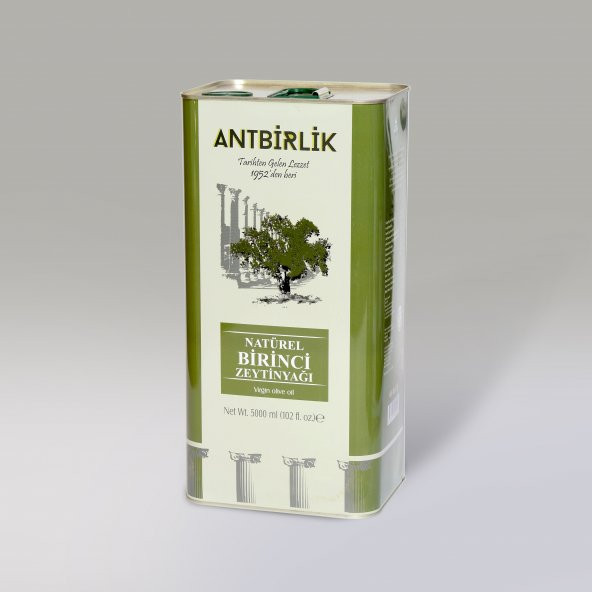 ANTBİRLİK 5 LT NATUREL BİRİNCİ ZEYTİNYAĞI ürün görseli 1
