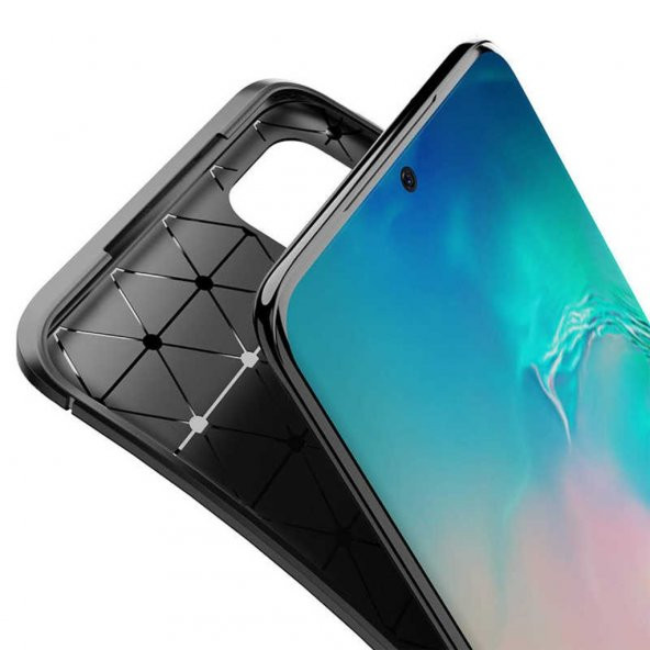 Galaxy S20 Elde Kaymayan Kamera Korumalı Silikon Kılıf - Resim 5