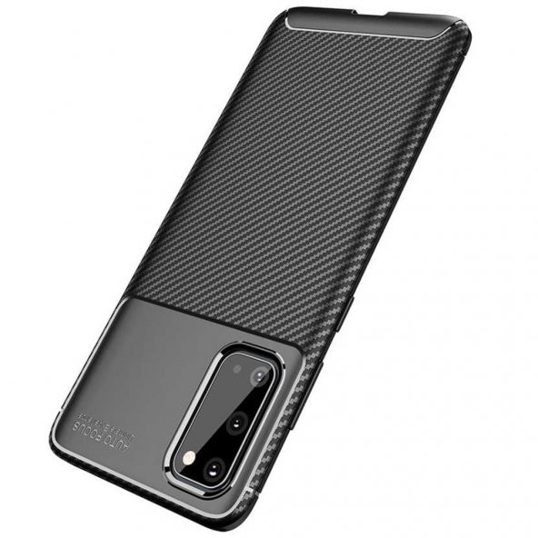 Galaxy S20 Elde Kaymayan Kamera Korumalı Silikon Kılıf - Resim 7