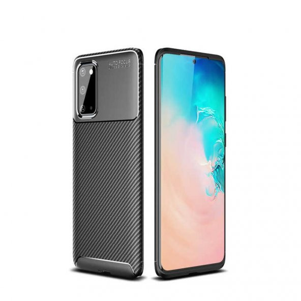 Galaxy S20 Elde Kaymayan Kamera Korumalı Silikon Kılıf - Resim 10
