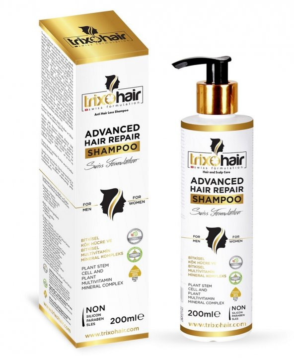 Trixohair Saç Dökülmesine Karşı Saç Bakım Şampuanı Erkekler İçin - 200 ml ürün görseli 1