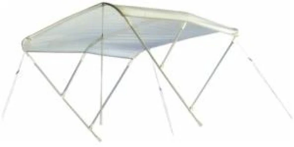 Katlanabilir 3 Kollu Tekne ve Bot Tentesi ( Krem En : 200 cm ) ürün görseli 1