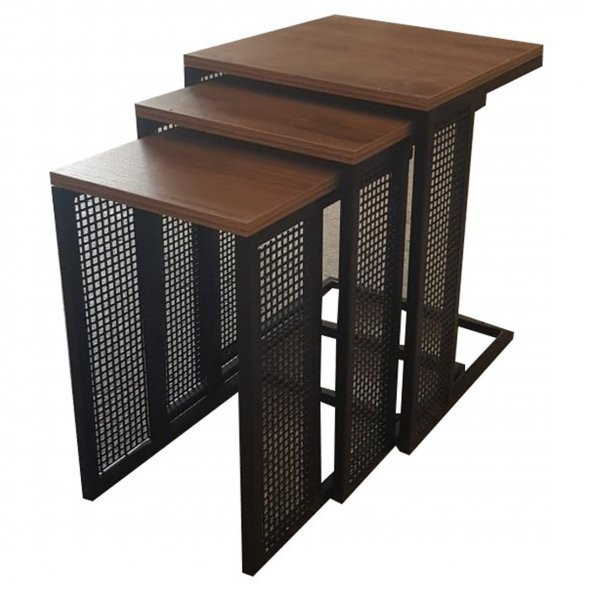 Grandlüx Metal 3 lü C Sehpa - Resim 2