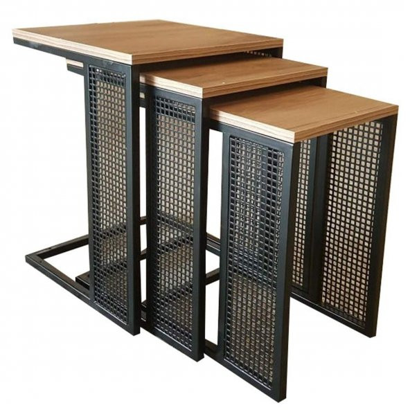 Grandlüx Metal 3 lü C Sehpa - Resim 3