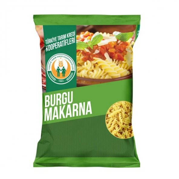 TARIM KREDİ KOOPERATİFİ Makarna Burgu 500 Gr. ürün görseli 1