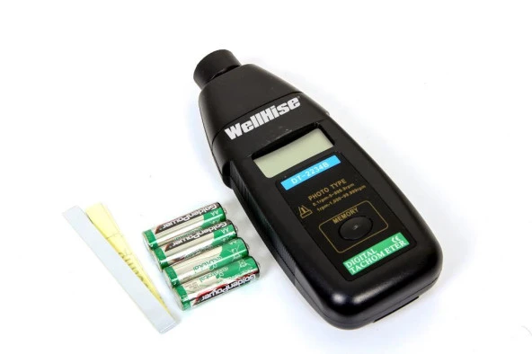 Wellhise DT2234B Dijital RPM Ölçer Lazer Takometre 1-99999 RPM Temassız Takometre ürün görseli 1