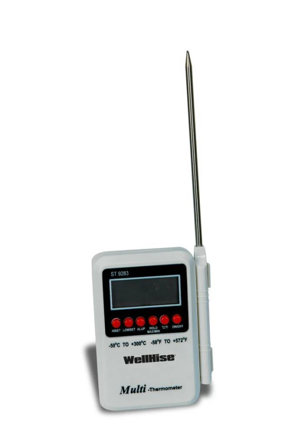 Wellhise ST-9283 Daldirma Tipi Termometre Profesyonel Gıda ürün görseli 1