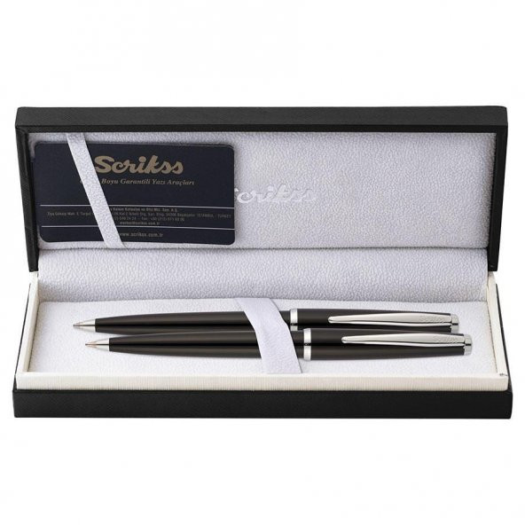 SCRIKSS TUKENMEZ+VERSATIL SET OZEL KUTU SIYAH(33V) ürün görseli 1