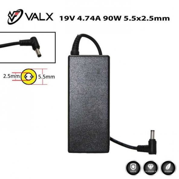 ADP VALX LA-19055 19V 4.74A 90W 5.5 X 2.5 LAPTOP ADP ürün görseli 1