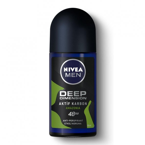 Nıvea Deo Roll-On Men Deep Dımenson Amazonıa 50ml ürün görseli 1