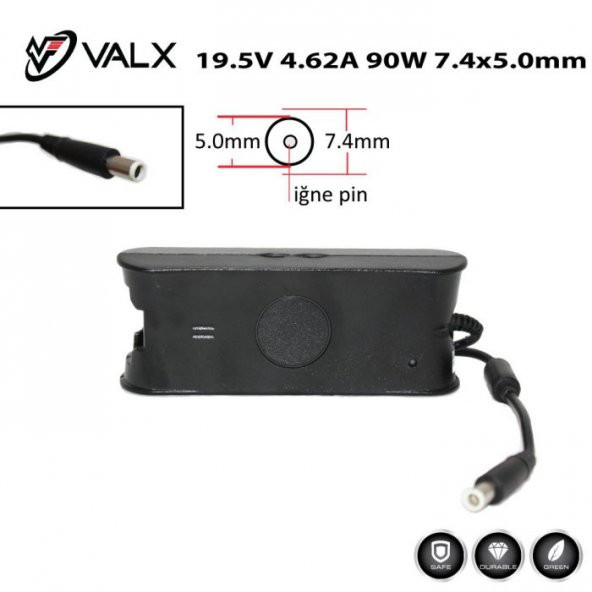 Adp Valx La-19575 19.5v 4.62a 90w 7.4 X 5.0 Dell Notebook Adp ürün görseli 1