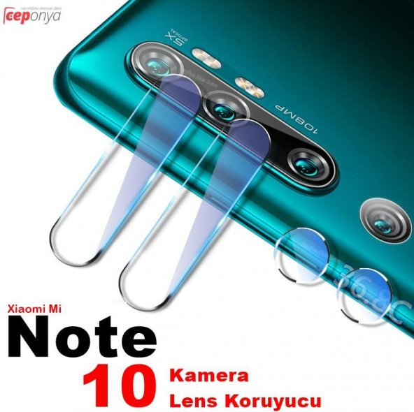 Xiaomi Mi Note 10 Kamera Lens Koruyucu Nano Cam ürün görseli 1
